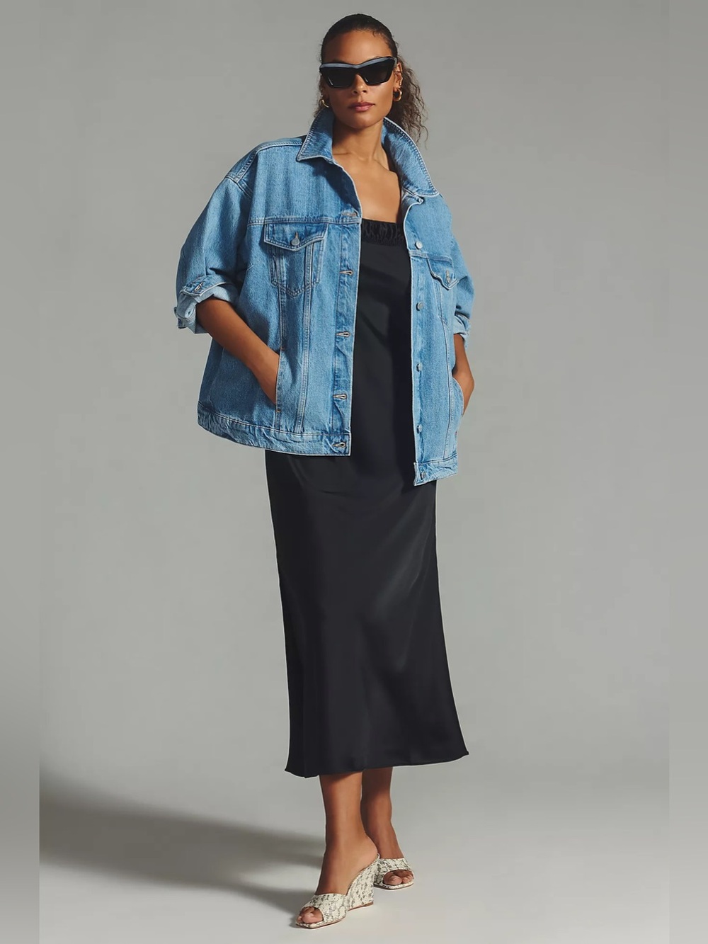NEW Pilcro Weston Denim Boyfriend Jacket Sz XL
